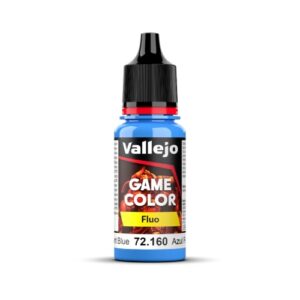 azul fluorescente game color